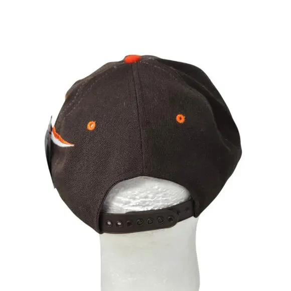 Vintage Cleveland Browns Snapback American Needle Nutmeg Embroidered 90's NWT - Picture 5 of 11